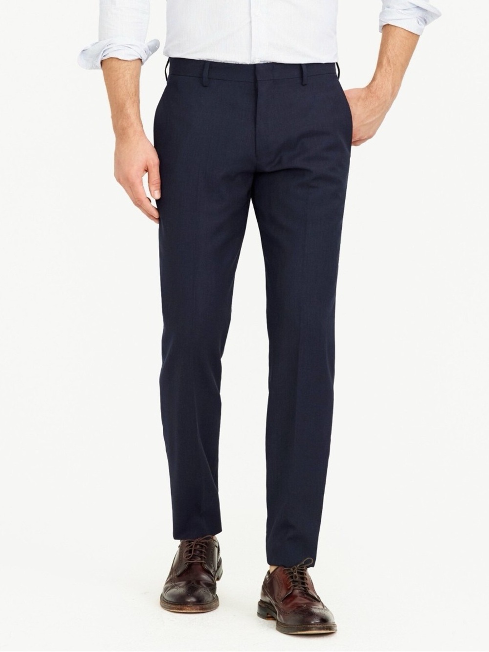 J. Crew Black Ludlow Slim Trousers